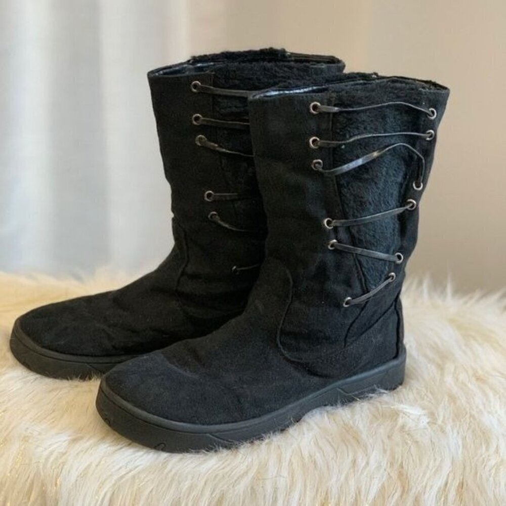 Alpine Design fur trimmed black boots size… - Picture 2 of 8